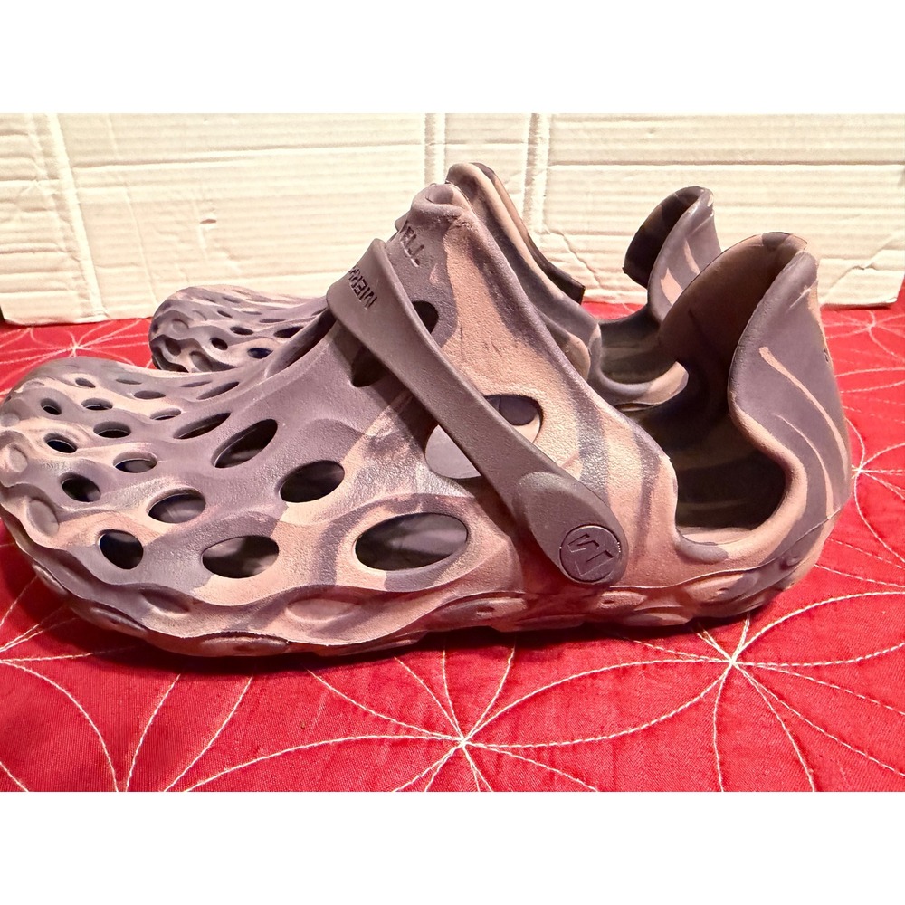 Merrell Hydro Moc Purple Marbled Water Shoes Clogs Womens 6 Mens 4.5 J004246